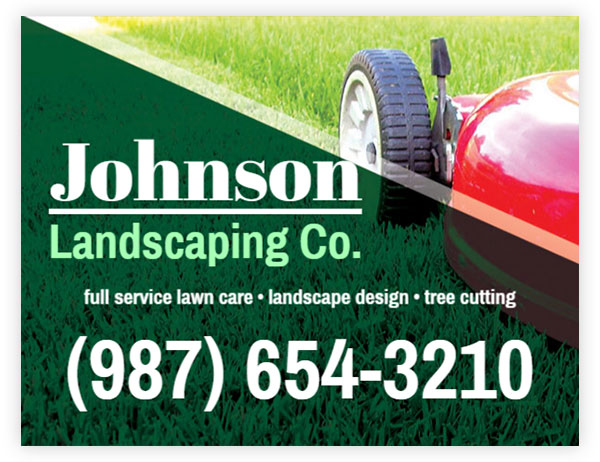 Landscaping Truck Magnets: Outdoor Lawn Care Advertising